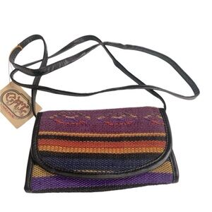 Woven colorful Wallet Shoulder Purse
Crossbody India Handmade By Women Artists